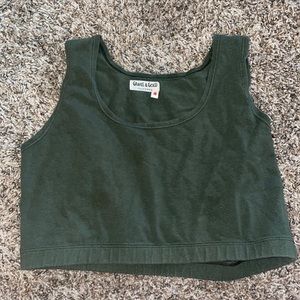 Gravel & Gold cropped top